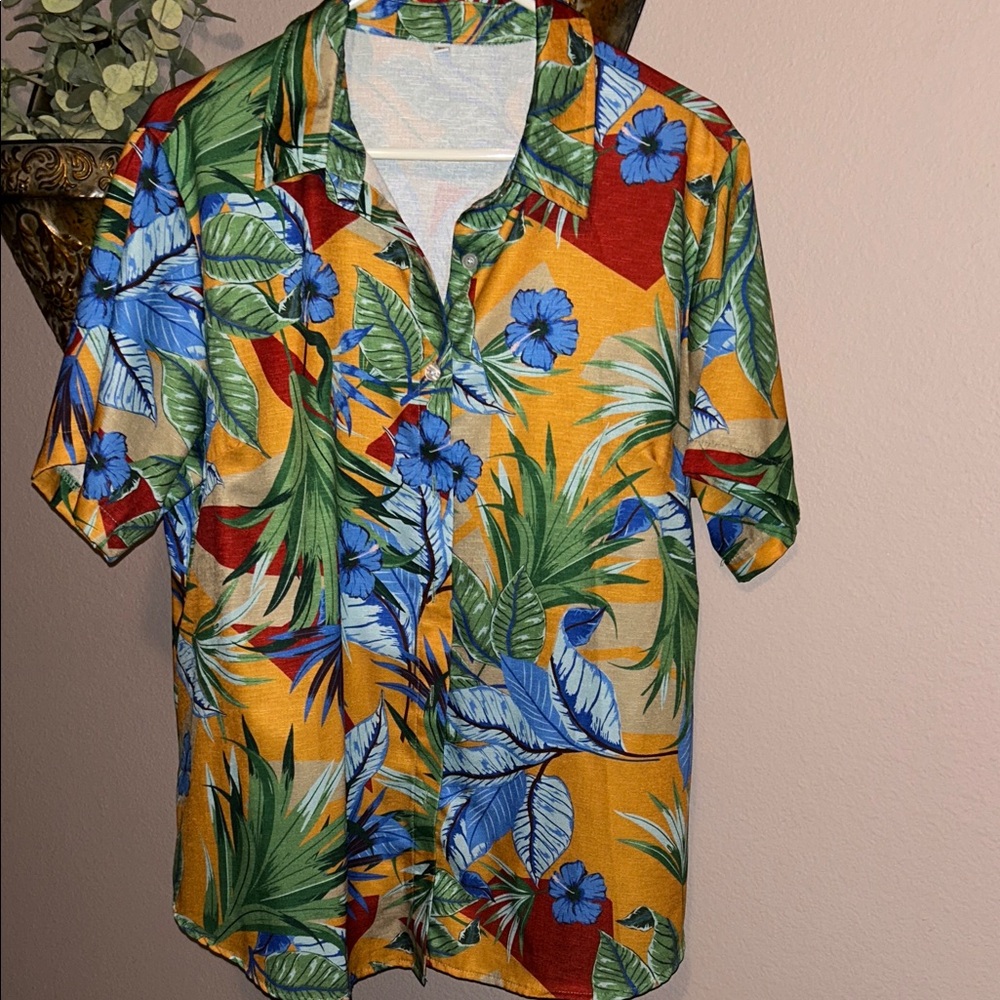 Tropical Button Down Shirt